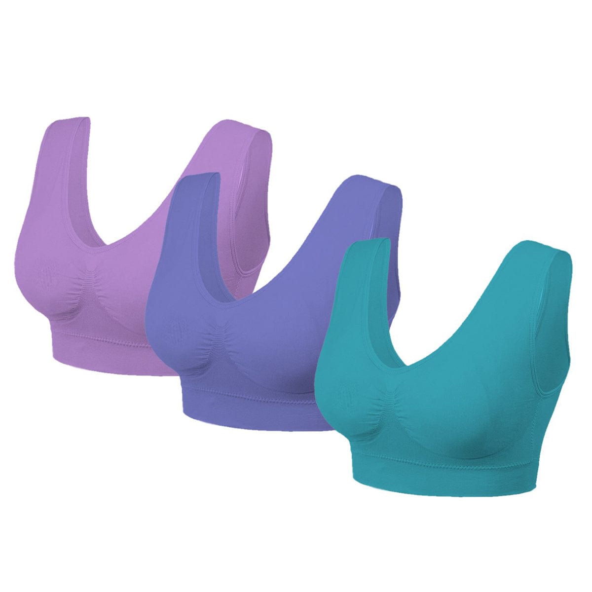 Extreme Fit - 3 Pack: Seamless Lightweight Comfort Bras - BRAS