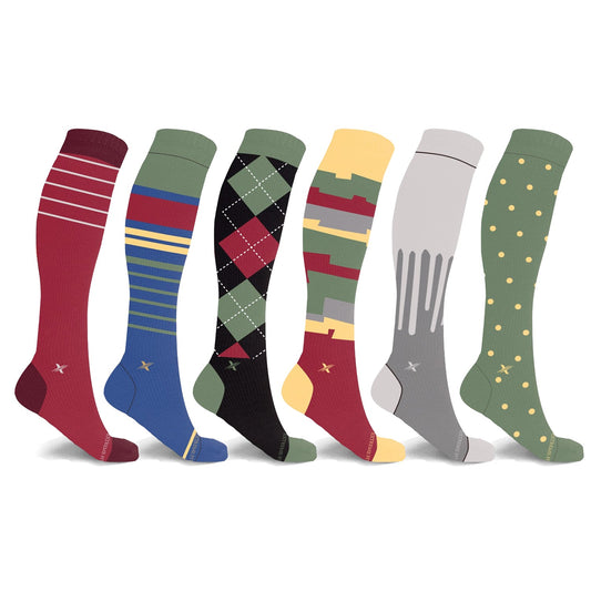 EVERYDAY WEAR COMPRESSION SOCKS (6-PAIRS)