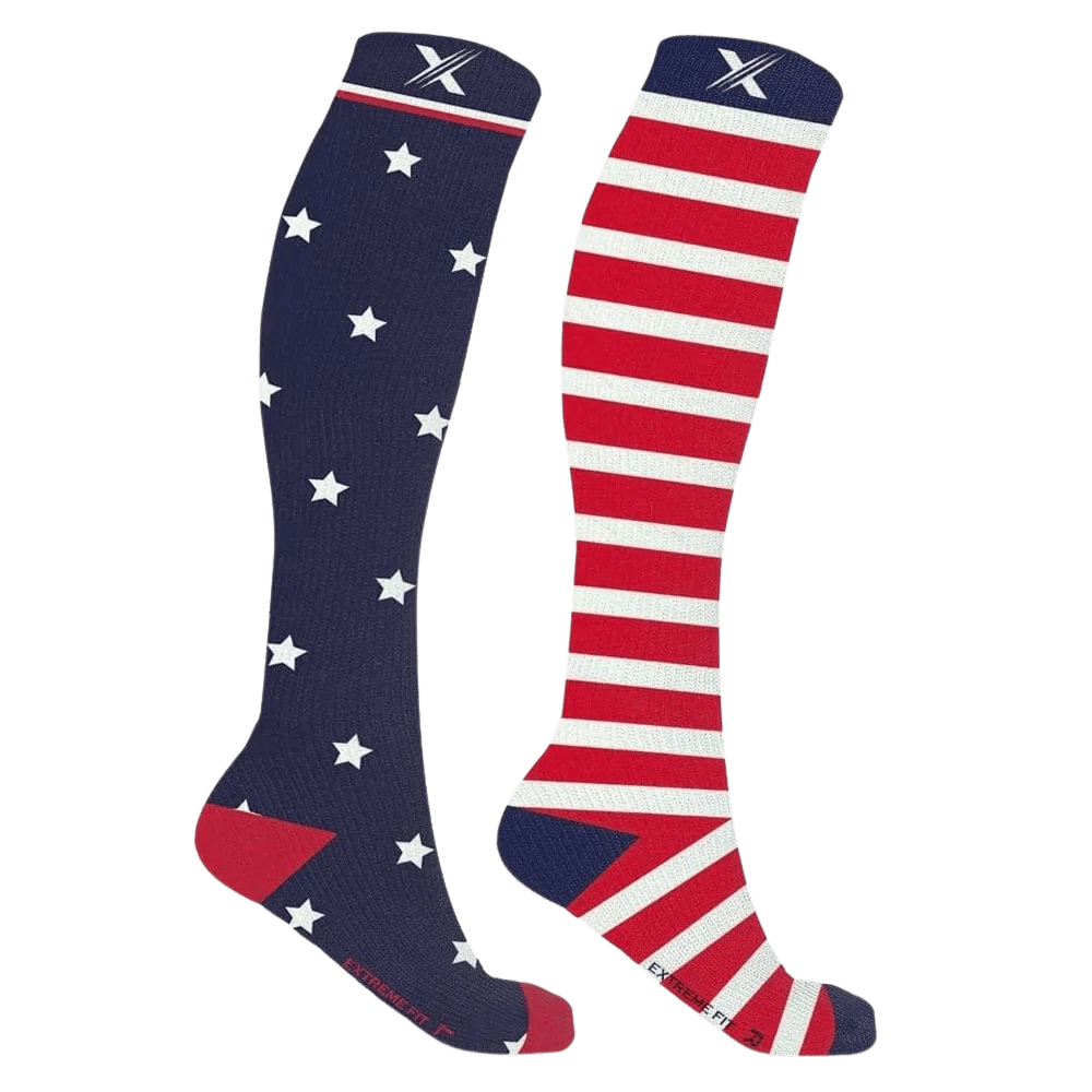 Extreme Fit - MISMATCHED: USA PRIDE - KNEE-LENGTH