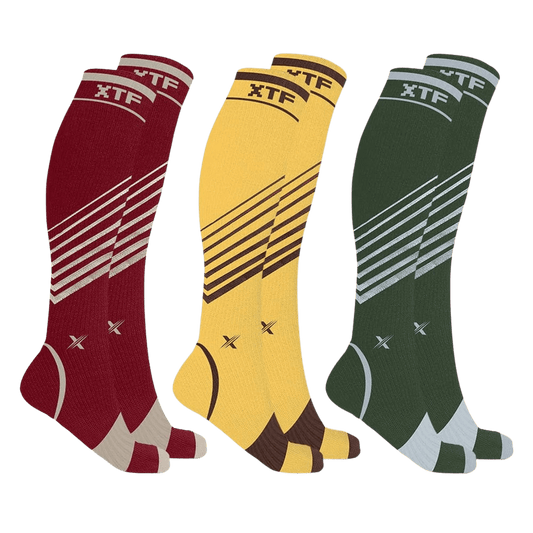 Extreme Fit - FALL INSPIRED KNEE-HIGH SOCKS (3-PAIRS) - KNEE-LENGTH