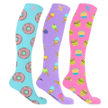 SWEET TOOTH COMPRESSION SOCKS (3-PAIRS)